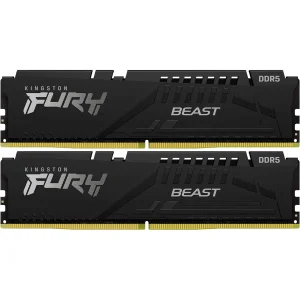 Модуль памяти DDR5 2x8GB/5600 Kingston Fury Beast Black (KF556C40BBK2-16) UA