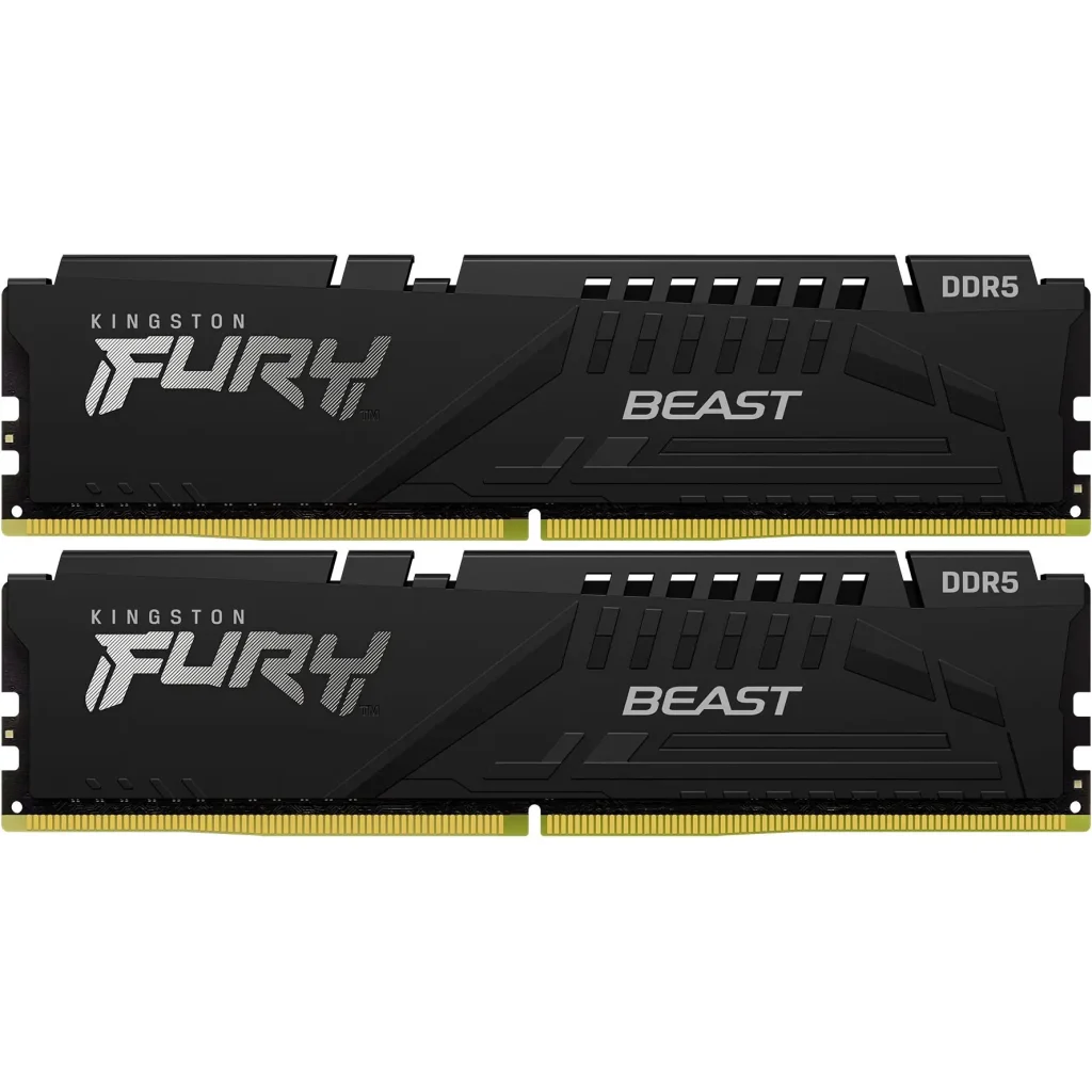 Модуль пам`яті DDR5 2x8GB/5600 Kingston Fury Beast Black (KF556C36BBEK2-16) UA