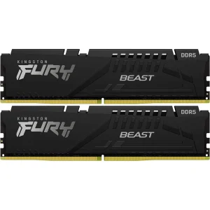 Модуль памяти DDR5 2x8GB/5600 Kingston Fury Beast Black (KF556C36BBEK2-16) UA