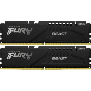 Модуль памяти DDR5 2x8GB/6000 Kingston Fury Beast Black (KF560C30BBEK2-16) UA