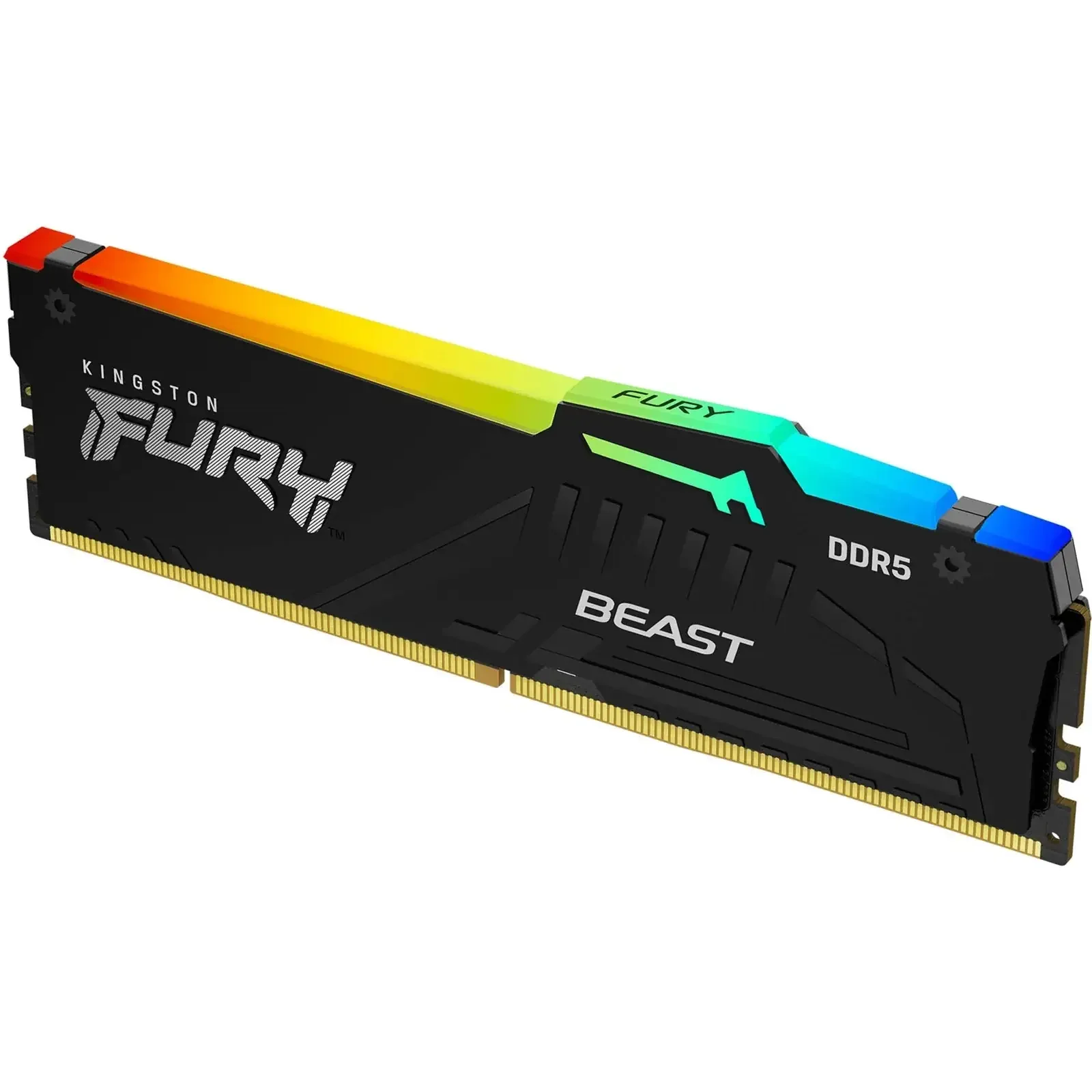 Оперативная память DDR5 32GB/5600 Kingston Fury Beast RGB Black (KF556C36BBE2A-32) UA
