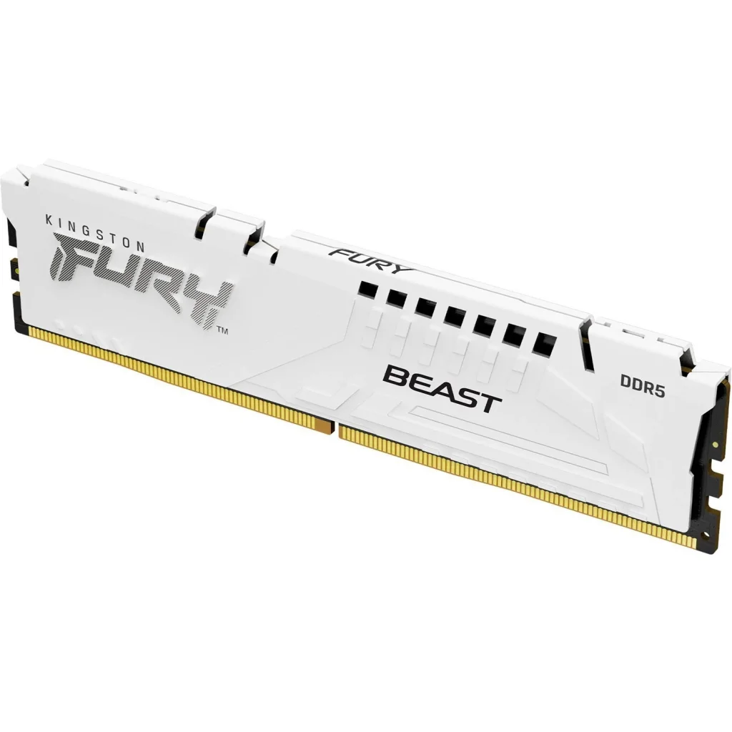 Модуль пам'яті DDR5 32GB/6000 Kingston Fury Beast White (KF560C36BWE-32) UA