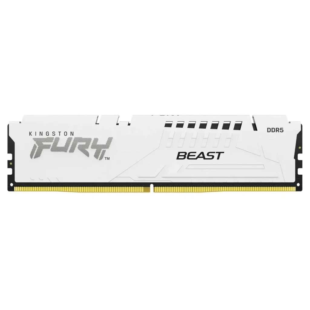 Модуль пам'яті DDR5 32GB/6000 Kingston Fury Beast White (KF560C36BWE-32) UA
