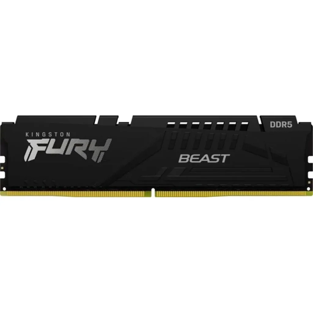 Модуль пам'яті DDR5 8GB/5600 Kingston Fury Beast Black (KF556C40BB-8) UA
