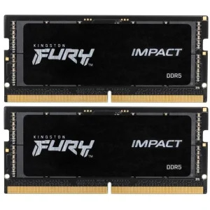 Модуль пам'ятi SO-DIMM 2x16GB/4800 DDR5 Kingston Fury Impact (KF548S38IBK2-32) UA