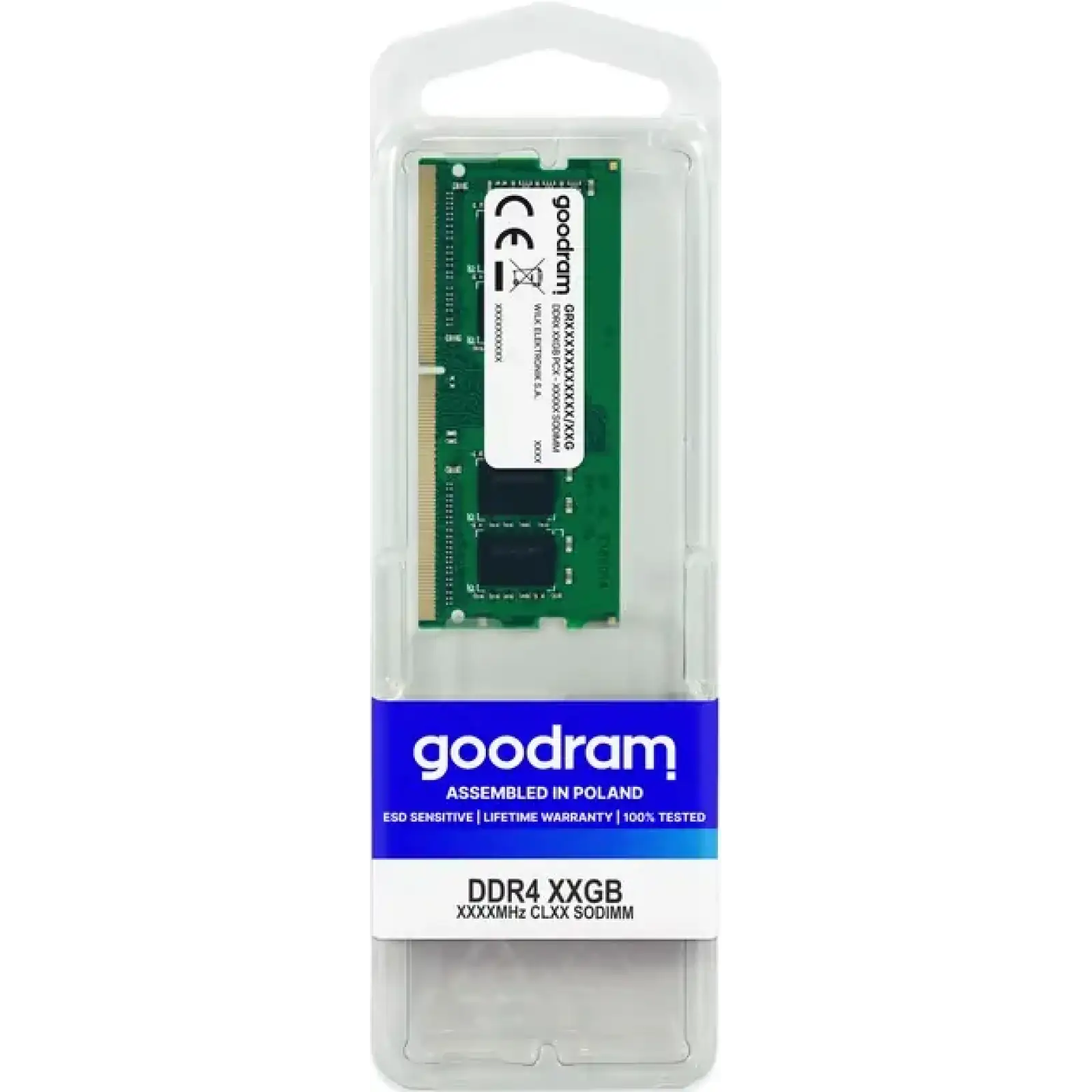 Оперативна пам'ять SO-DIMM 4GB/2666 DDR4 Goodram (GR2666S464L19S/4G) UA
