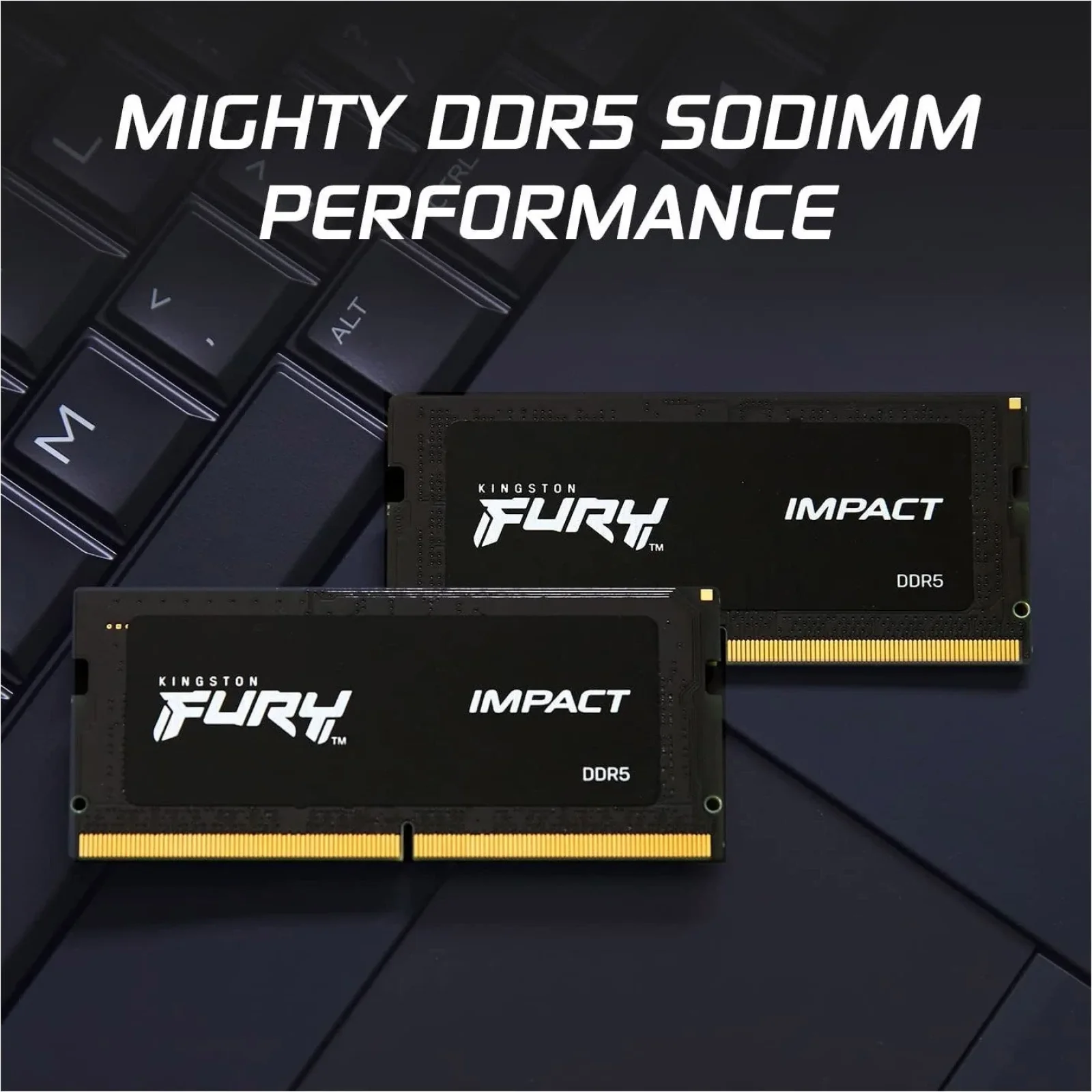 Оперативная память SO-DIMM DDR5 16GB/6000 Kingston Fury Impact (KF560S38IB-16) UA