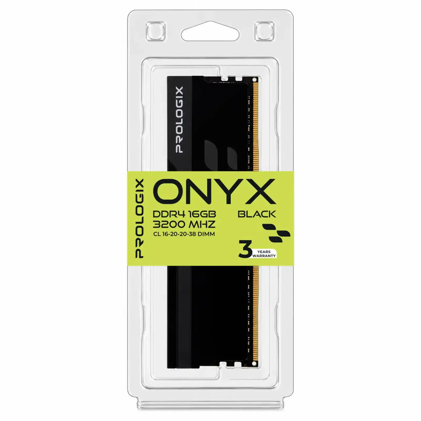 Модуль пам`ятi Prologix 16 GB DDR4 3200 MHz Onyx Black (PRO16GB3200YB4) UA
