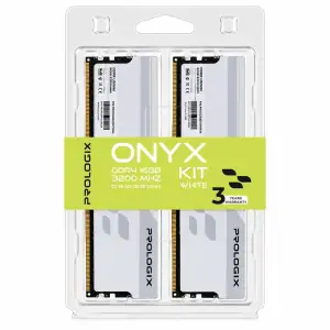 Модуль пам`ятi Prologix 16 GB (2x8GB) DDR4 3200 MHz Onyx White (PRO16GB3200YW4K) UA