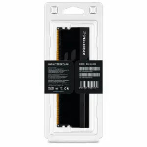 Модуль пам`ятi Prologix 16 GB DDR5 5600 MHz Onyx Black (PRO16GB5600YB5) UA