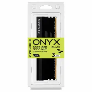 Модуль пам`ятi DDR5 16GB/5600 Prologix ONYX Black RGB (PRO16GB5600YBR5) UA