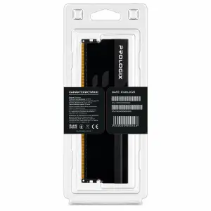 Модуль пам`ятi DDR5 16GB/5600 Prologix ONYX Black RGB (PRO16GB5600YBR5) UA