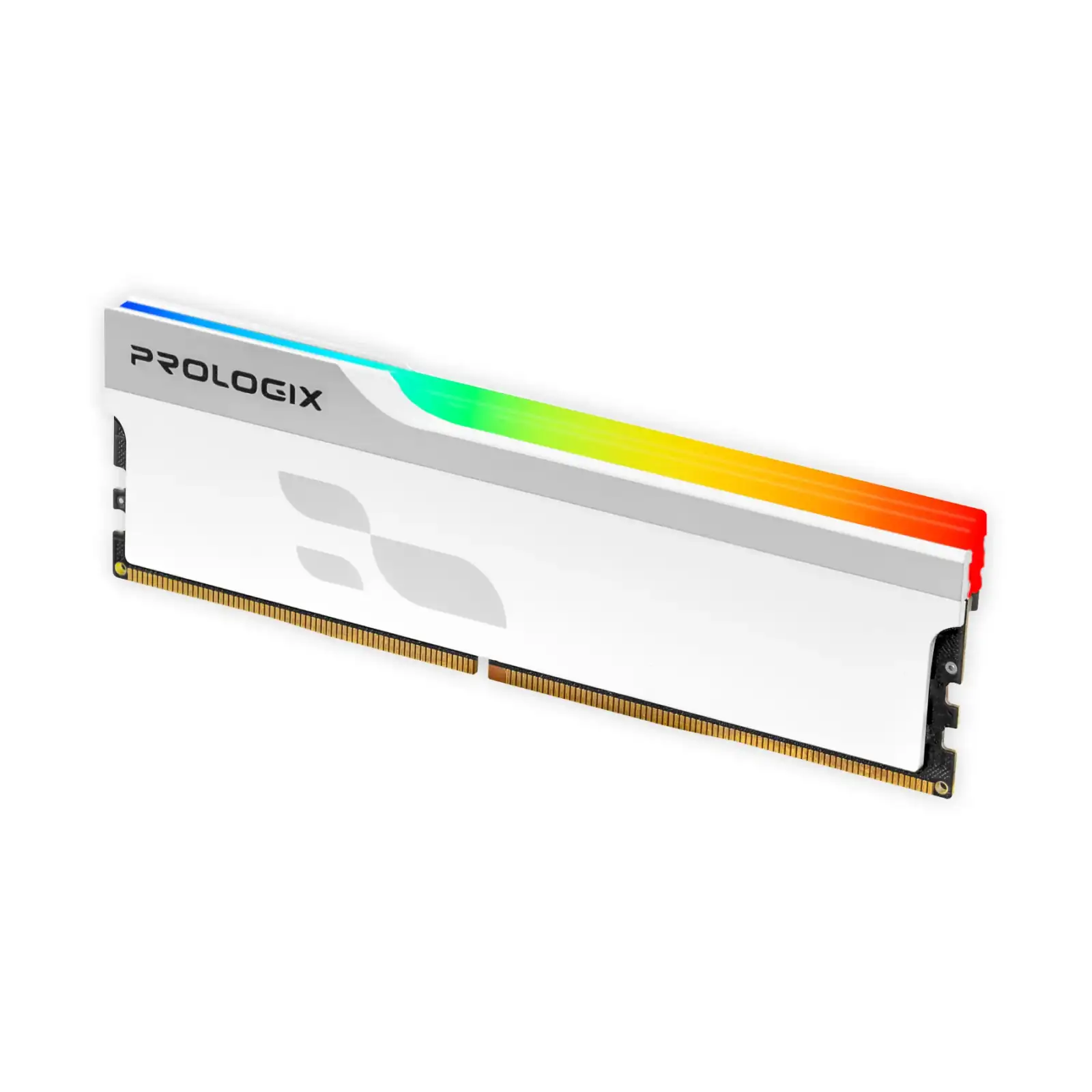Модуль пам`ятi DDR5 16GB/5600 Prologix ONYX White RGB (PRO16GB5600YWR5) UA