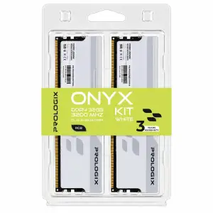 Модуль пам`ятi Prologix 32 GB (2x16GB) DDR4 3200 MHz Onyx White RGB (PRO32GB3200YWR4K) UA