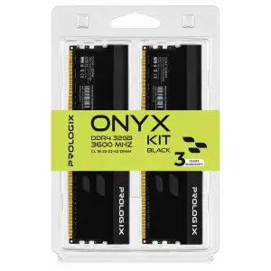 Модуль пам`ятi Prologix 32 GB (2x16GB) DDR4 3600 MHz Onyx Black (PRO32GB3600YB4K) UA