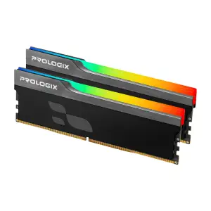 Модуль пам`ятi DDR4 2x16GB/3600 Prologix Onyx Black RGB (PRO32GB3600YBR4K) UA