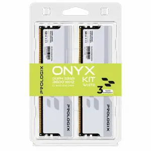 Модуль пам`ятi Prologix 32 GB (2x16GB) DDR4 3600 MHz Onyx White (PRO32GB3600YW4K) UA