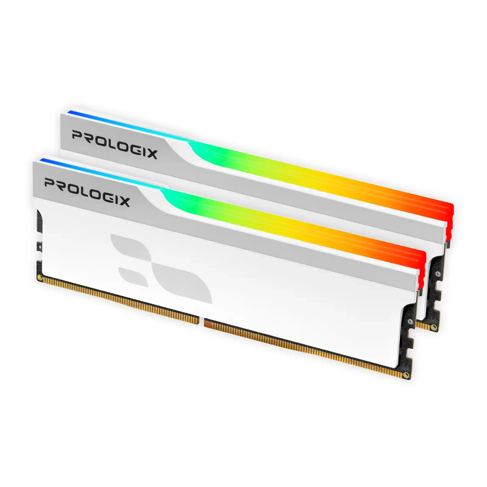 Модуль пам`ятi DDR4 2x16GB/3600 Prologix Onyx White RGB (PRO32GB3600YWR4K) UA