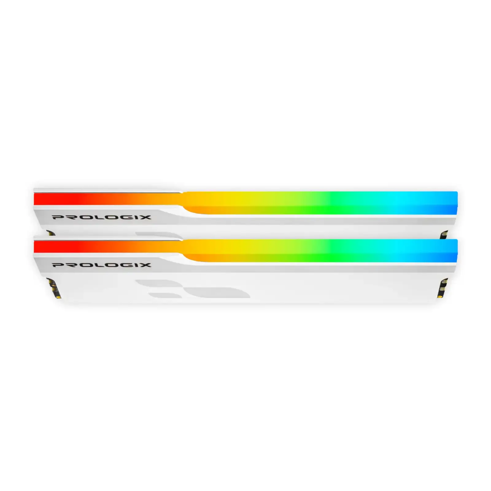 Модуль пам`ятi DDR4 2x16GB/3600 Prologix Onyx White RGB (PRO32GB3600YWR4K) UA