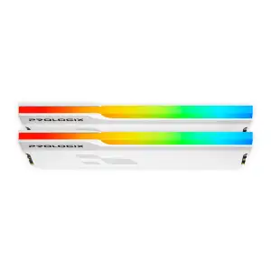 Модуль пам`ятi DDR4 2x16GB/3600 Prologix Onyx White RGB (PRO32GB3600YWR4K) UA