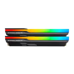 Модуль пам`ятi DDR5 2x16GB/5600 Prologix ONYX Black RGB (PRO32GB5600YBR5K) UA