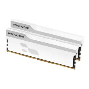 Модуль пам`ятi DDR5 2x16GB/5600 Prologix ONYX White (PRO32GB5600YW5K) UA