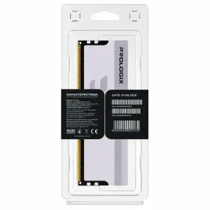 Модуль пам`ятi Prologix 8 GB DDR4 3200 MHz Onyx White (PRO8GB3200YW4) UA