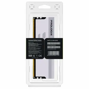 Модуль пам`ятi Prologix 8 GB DDR4 3200 MHz Onyx White RGB (PRO8GB3200YWR4) UA
