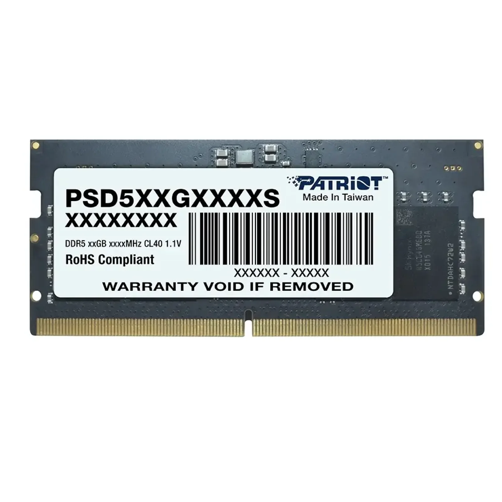Модуль памяти SO-DIMM 32GB/5600 DDR5 Patriot Signature Line (PSD532G56002S) UA
