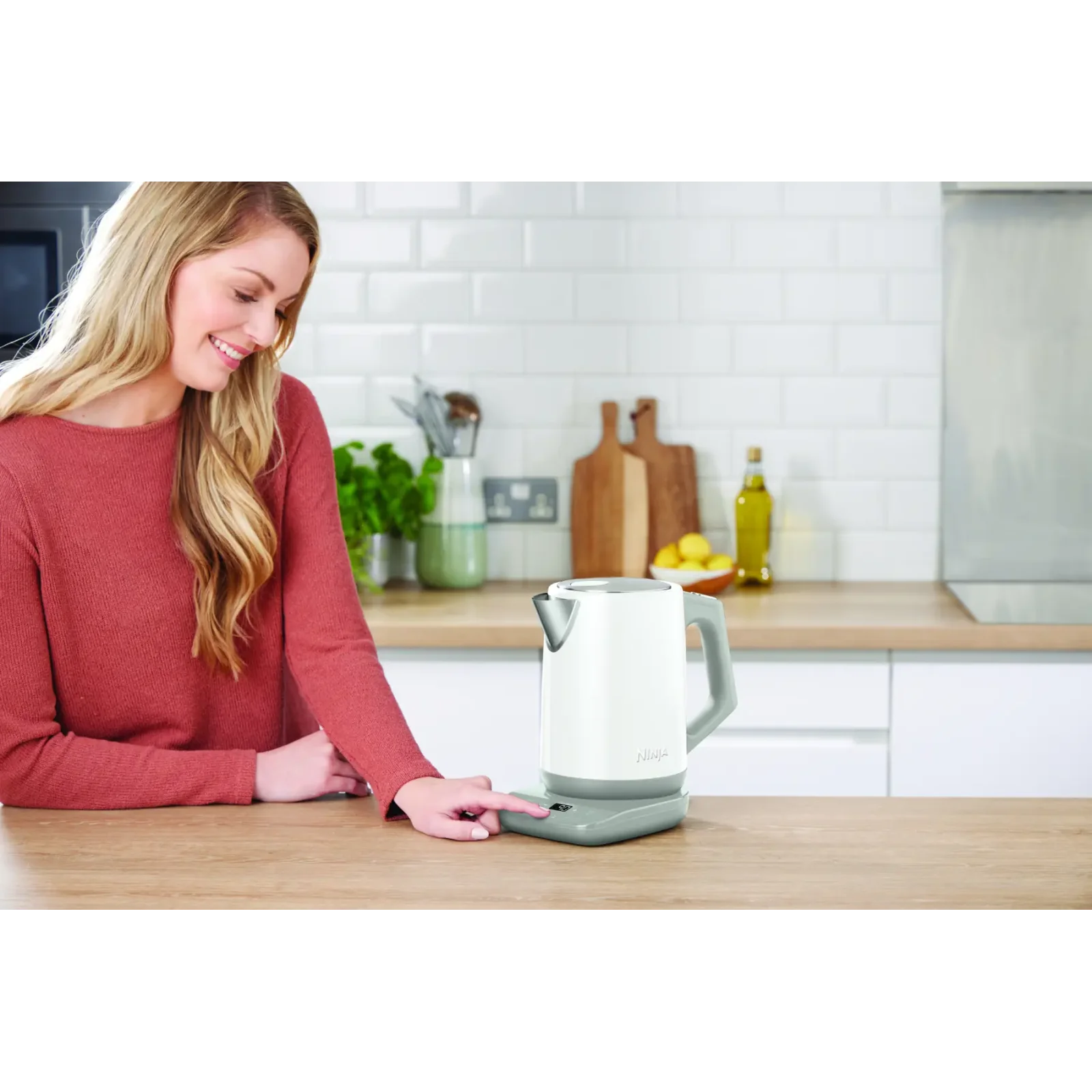 Електрочайник Ninja Perfect Temperature KT200EUWH White UA