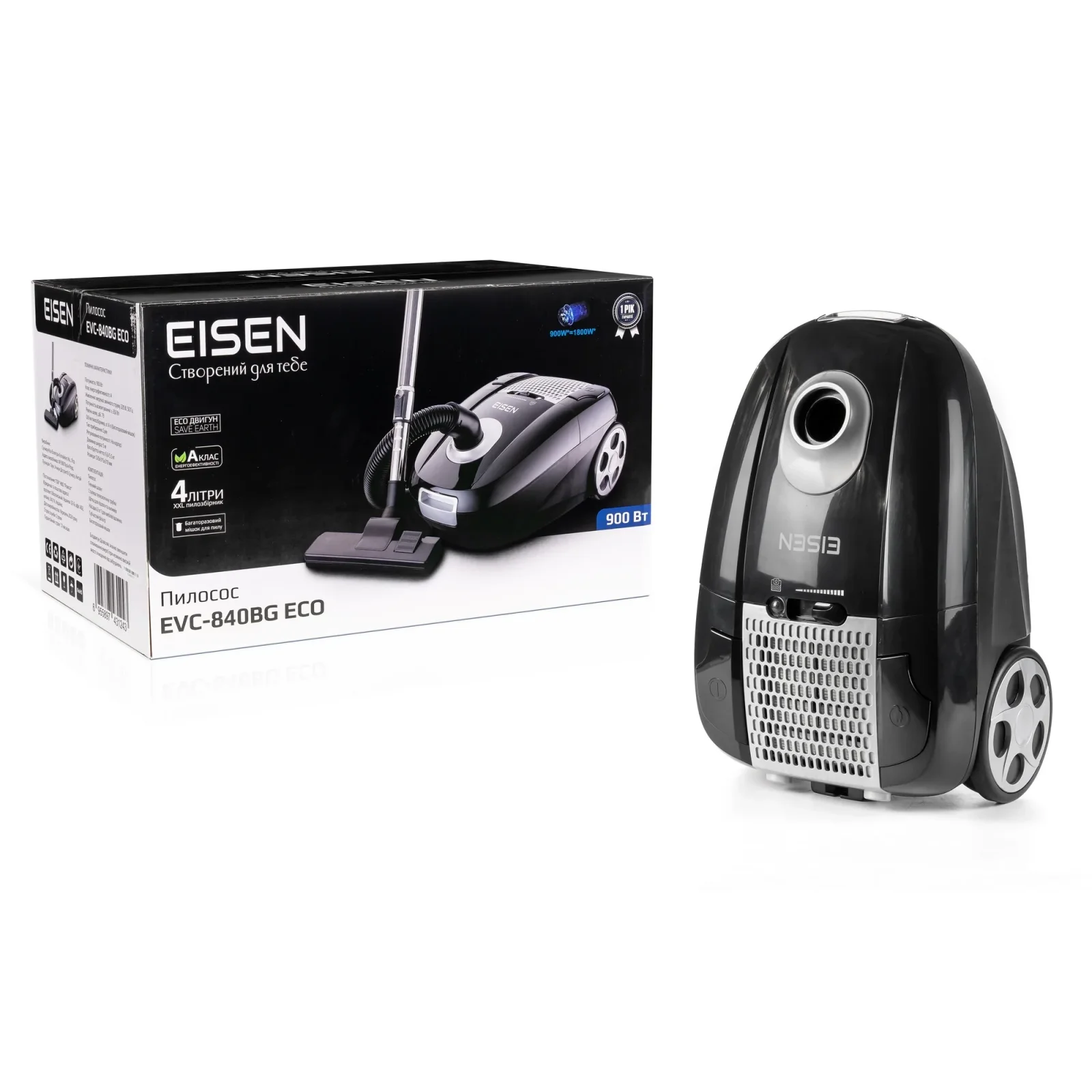 Пылесос Eisen EVC-840BG UA
