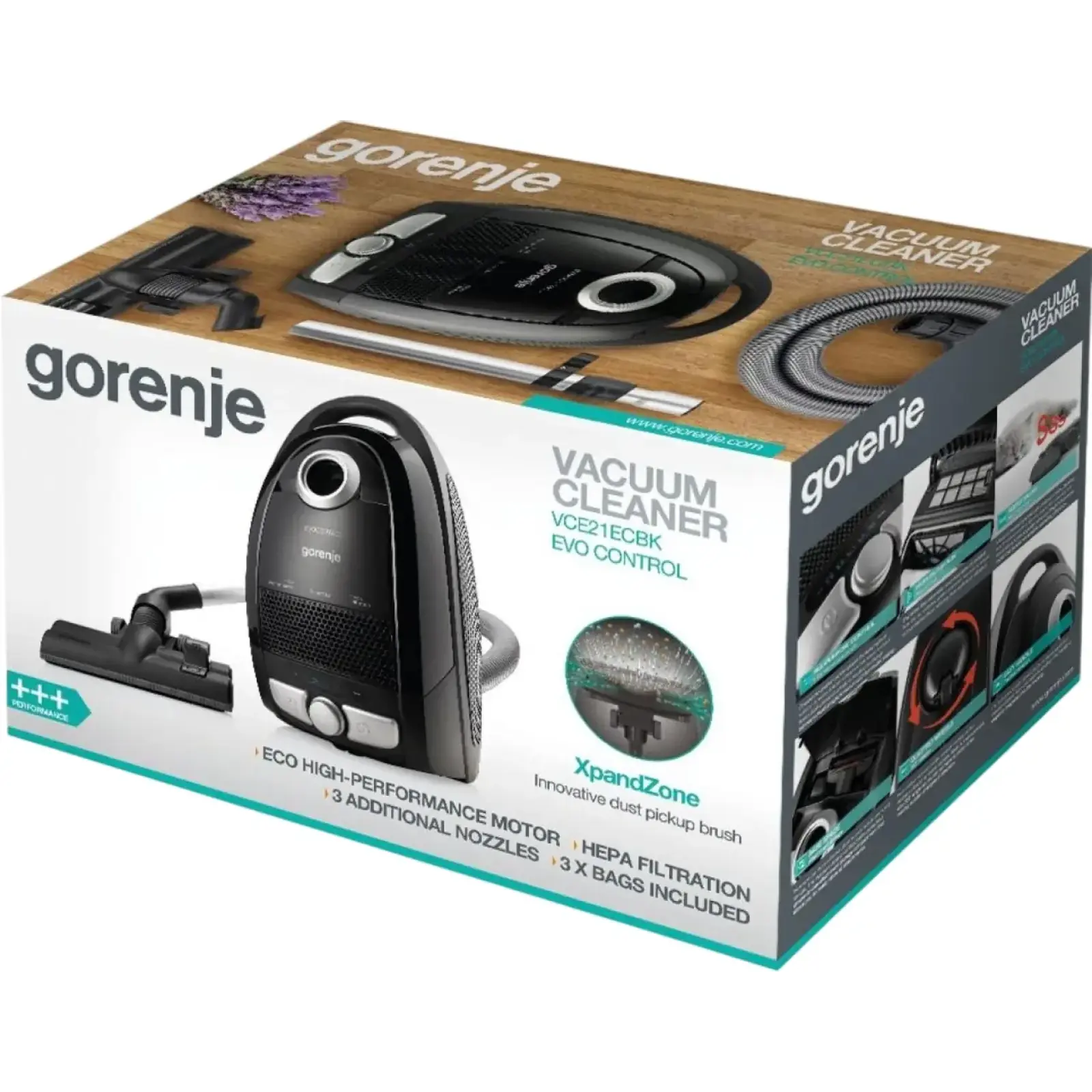 Пилосос Gorenje VCE21ECBK UA