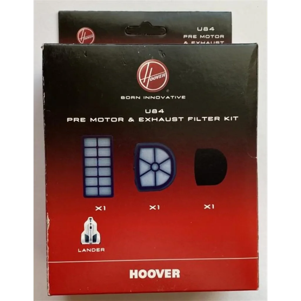 Комплект сменных фильтров (предмоторный + выпускной) для пылесосов Hoover U84 UA