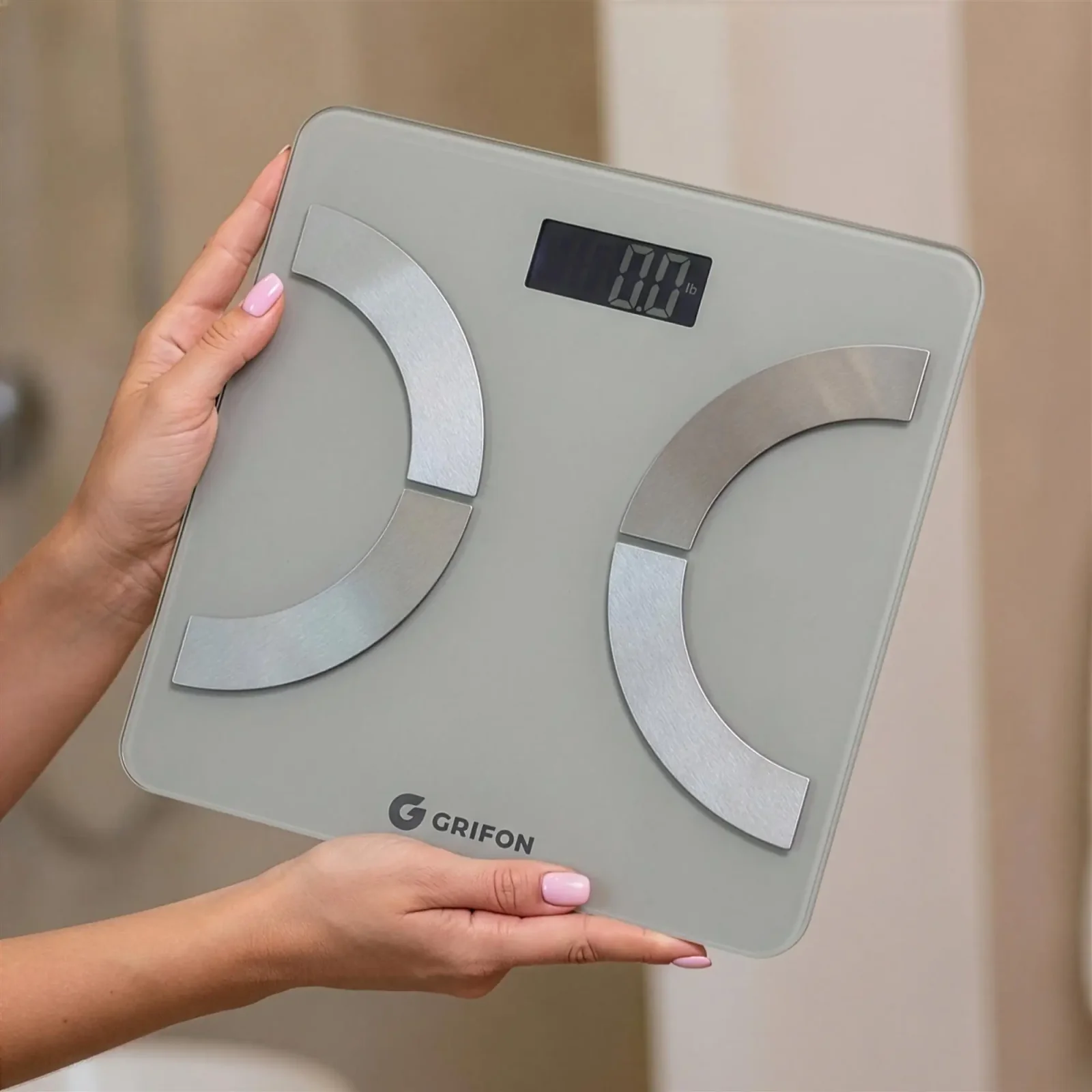 Весы напольные Grifon BS18WGLGR UA