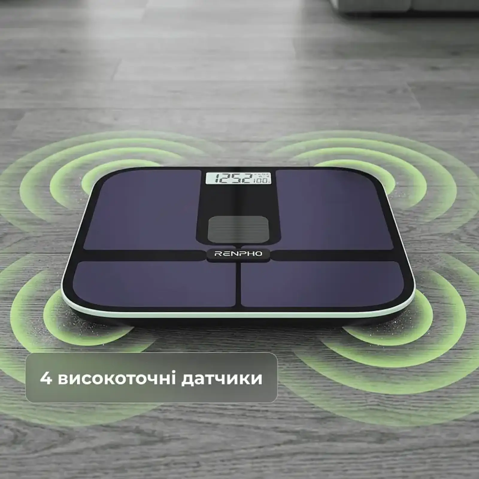 Весы напольные RENPHO Elis Solar 2 Smart Body Scale Black (R-A020-BK) UA