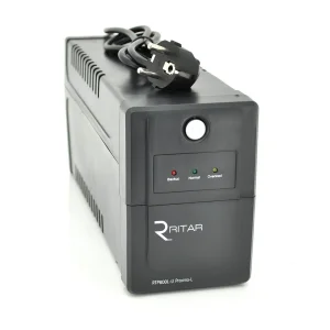 ДБЖ Ritar RTP600-U Proxima-L 360W, Lin.int., AVR, 2xSchuko, пластик (RTP600L-U/07861) UA