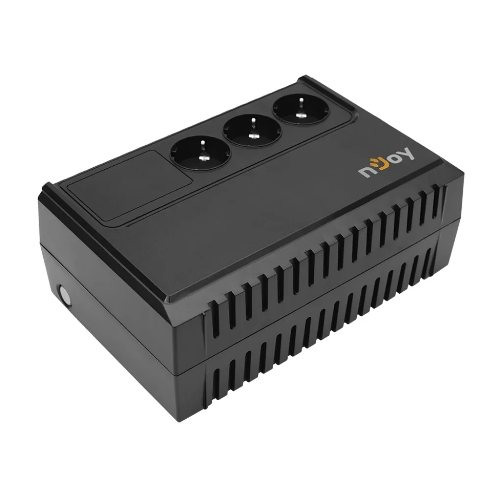 ДБЖ NJOY Renton 650 (PWUP-LI065RE-CG01B) Lin.int., AVR, 3 x євро, пластик UA
