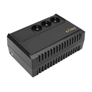ДБЖ NJOY Renton 650 (PWUP-LI065RE-CG01B) Lin.int., AVR, 3 x євро, пластик UA