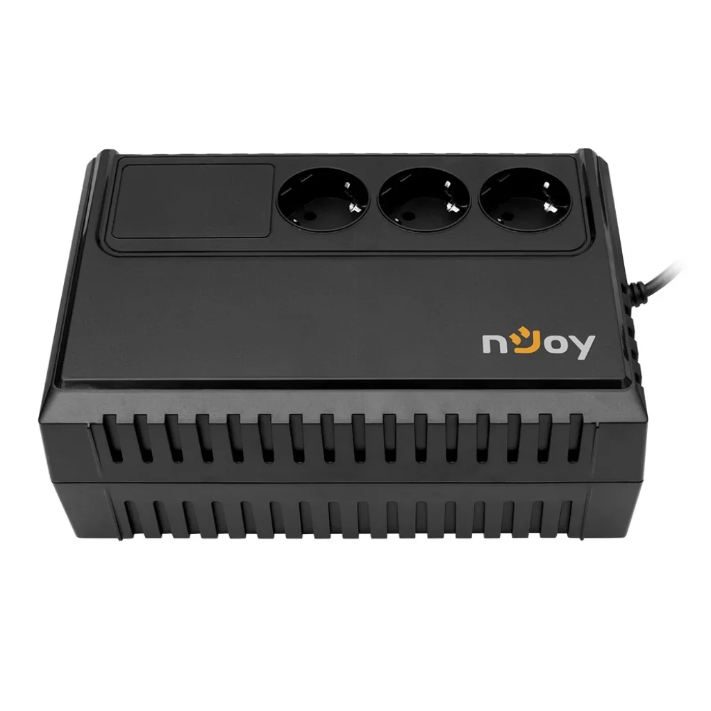 ДБЖ NJOY Renton 650 (PWUP-LI065RE-CG01B) Lin.int., AVR, 3 x євро, пластик UA