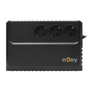 ДБЖ NJOY Renton 650 (PWUP-LI065RE-CG01B) Lin.int., AVR, 3 x євро, пластик UA