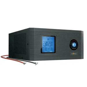 ДБЖ NJOY Aira 1200 (UPCSTLP812HAICP01B), Lin.int., 2 x Schuko, LCD, пластик під зовнішній АКБ 40-200ач UA
