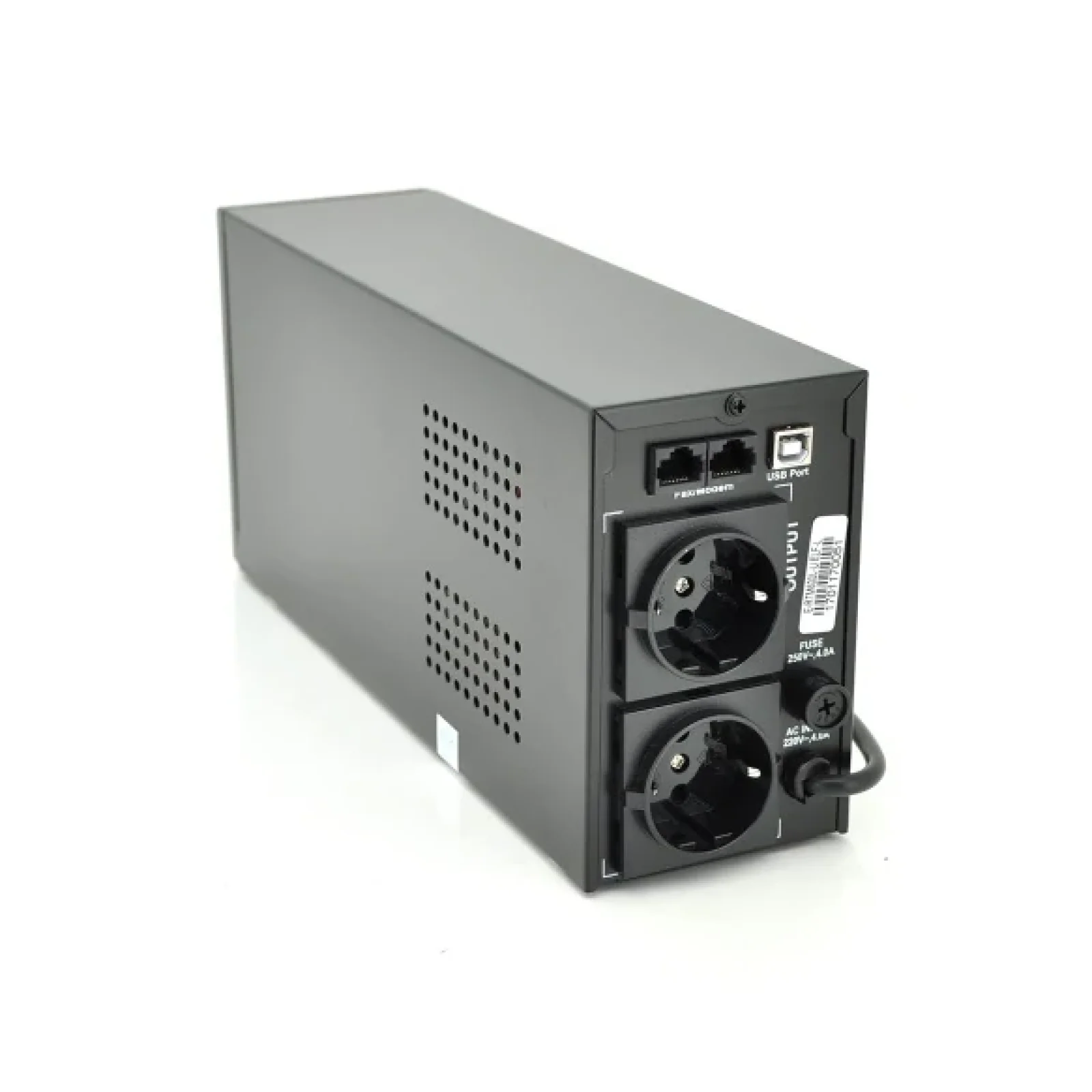 ДБЖ Ritar E-RTM600L-U 360W, Lin.int., AVR, 2xSchuko, метал (E-RTM600L-U/07860) UA