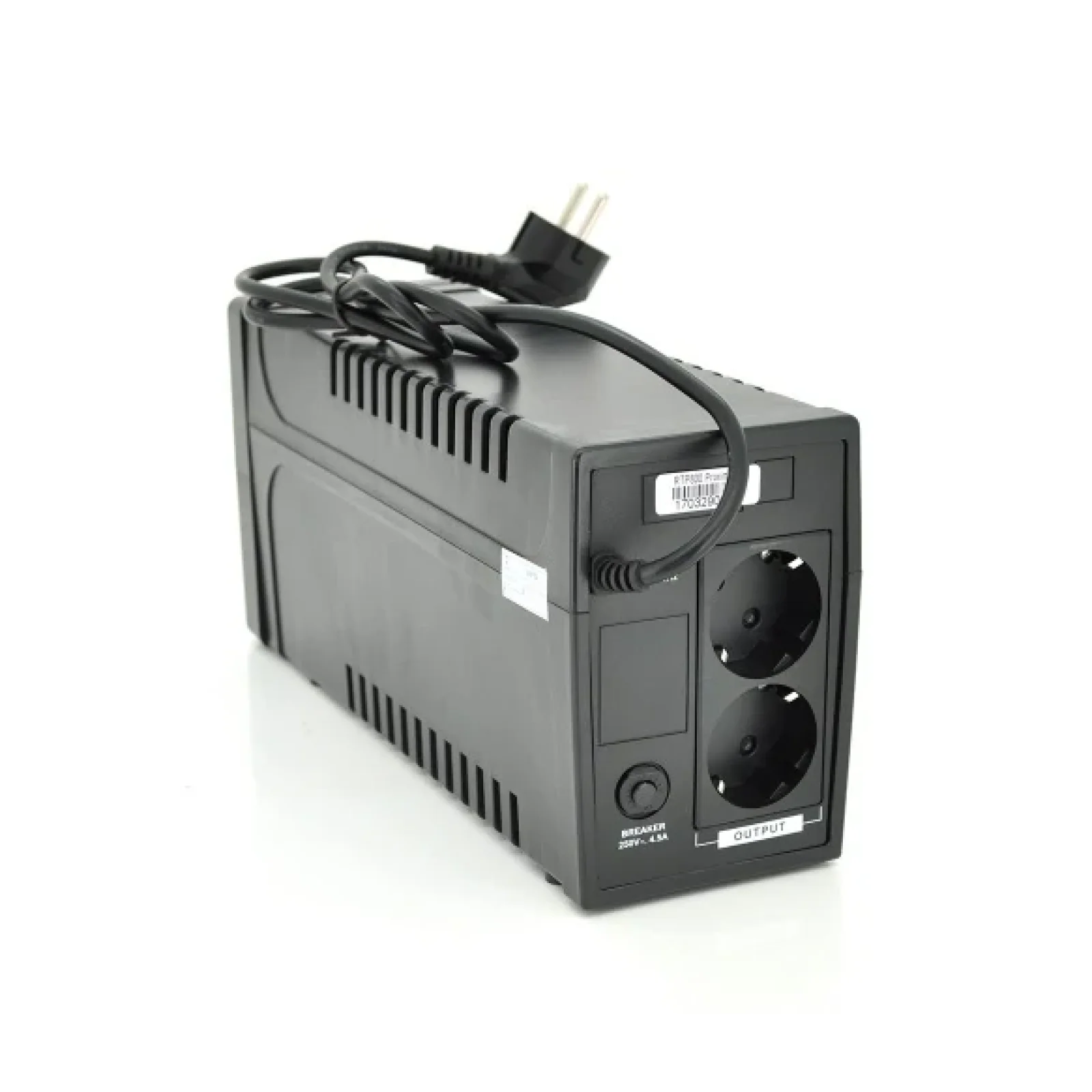 ИБП Ritar RTP800 Proxima-L 480 W, Lin.int., AVR, 2xSchuko, пластик (RTP800L/05846) UA