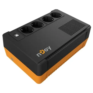 ДБЖ Njoy Soter 600 (PWUP-LI060SR-AZ01B), Lin.int., 4 x Schuko, USB, пластик UA