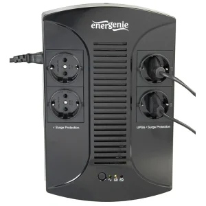 ДБЖ EnerGenie EG-UPS-002 850VA, Line Int., AVR, 4xSchuko, USB UA
