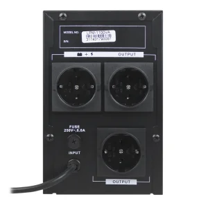ДБЖ LogicPower LPM-1100VA, Lin.int., AVR, 3 x євро, метал, LP3174 UA