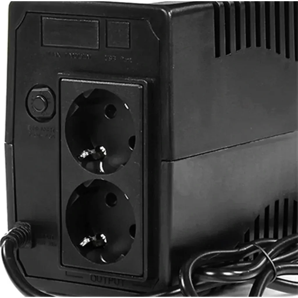 ДБЖ FrimeCom VP-1000, Line Int., AVR, 2 x євро, LED, пластик UA