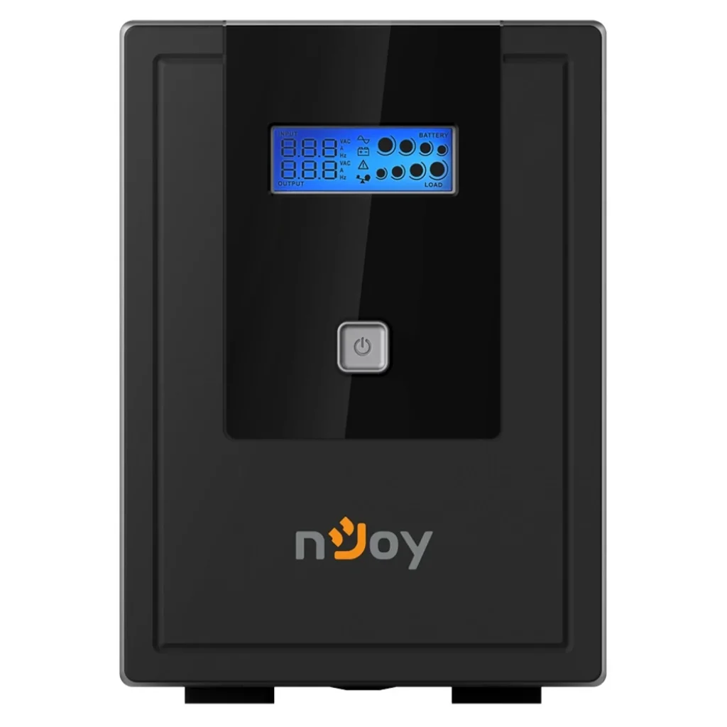ДБЖ NJOY Cadu 2000 (UPCMTLS620HCAAZ01B), Lin.int., AVR, 4 x Schuko, USB, LCD, пластик UA