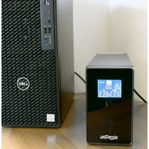 ДБЖ EnerGenie EG-UPS-034 1500VA, Line Int., AVR, 3xIEC+2xSchuko, USB, LCD, RJ11 UA