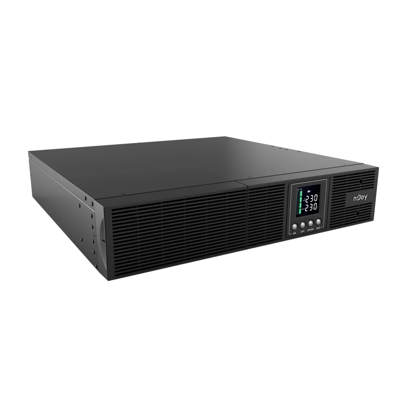 ИБП NJOY Aster 2K (UPCMCOP920HASCG01B), Online, 8 x IEC, USB, LCD, металл UA